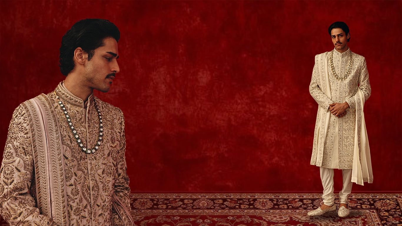 rohhz mens wedding sherwani banner